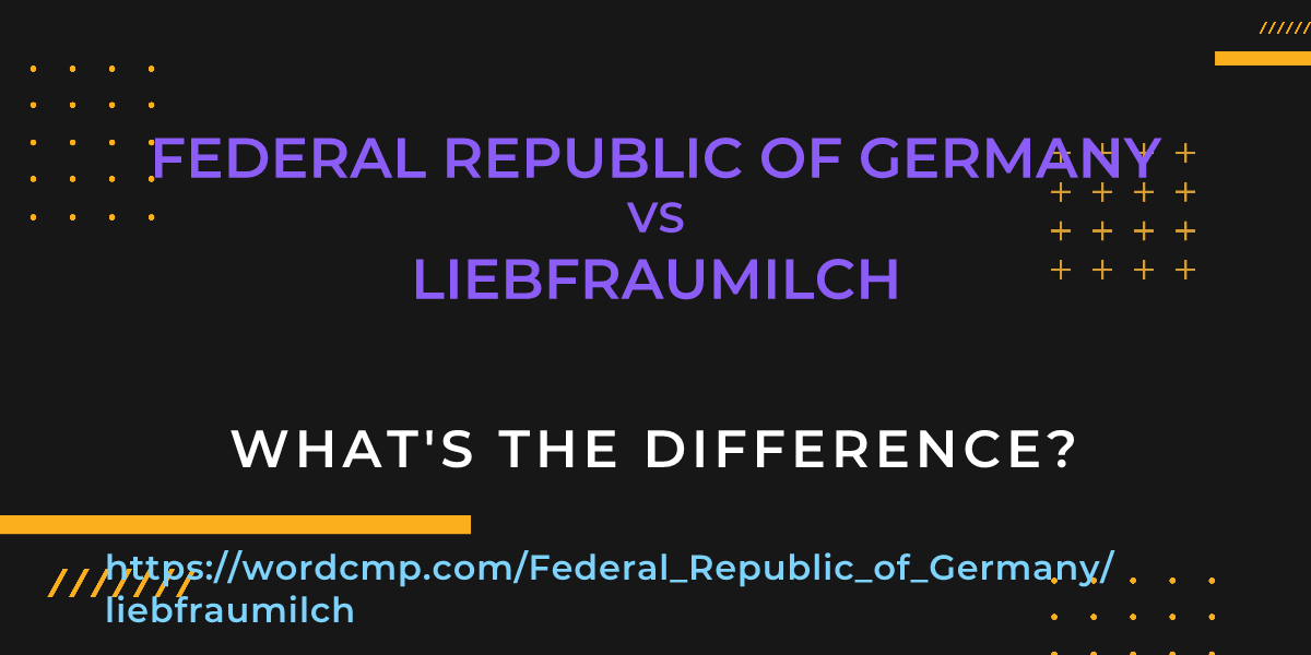 Difference between Federal Republic of Germany and liebfraumilch
