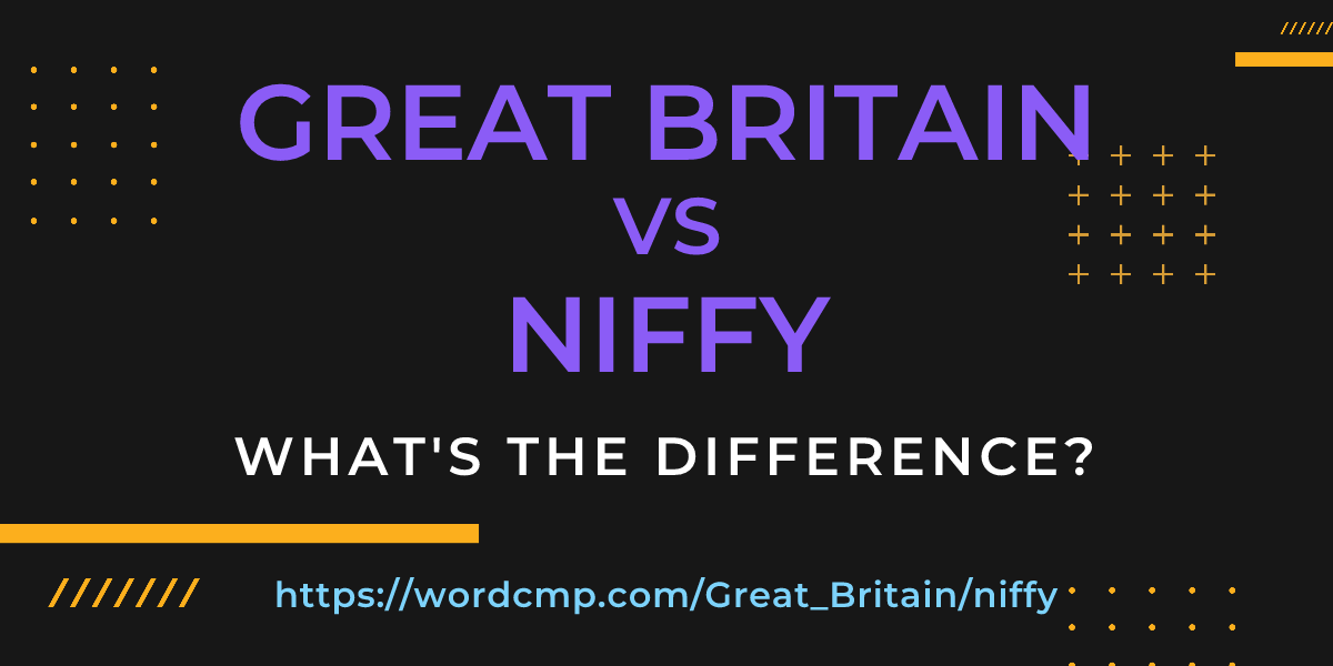 Difference between Great Britain and niffy