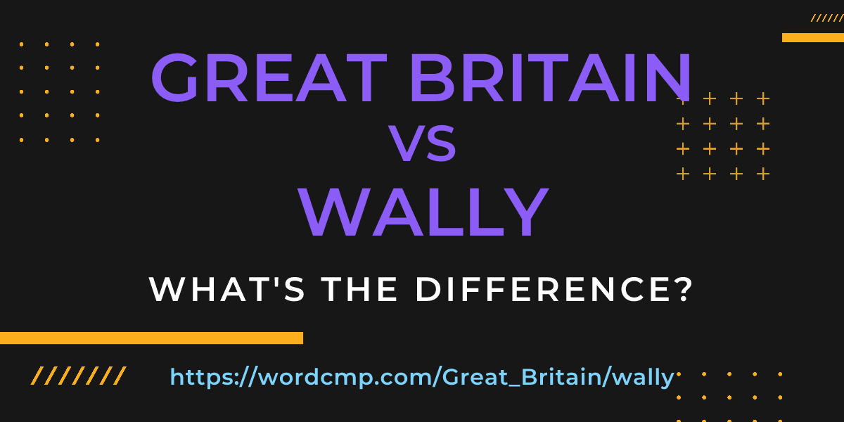 Difference between Great Britain and wally