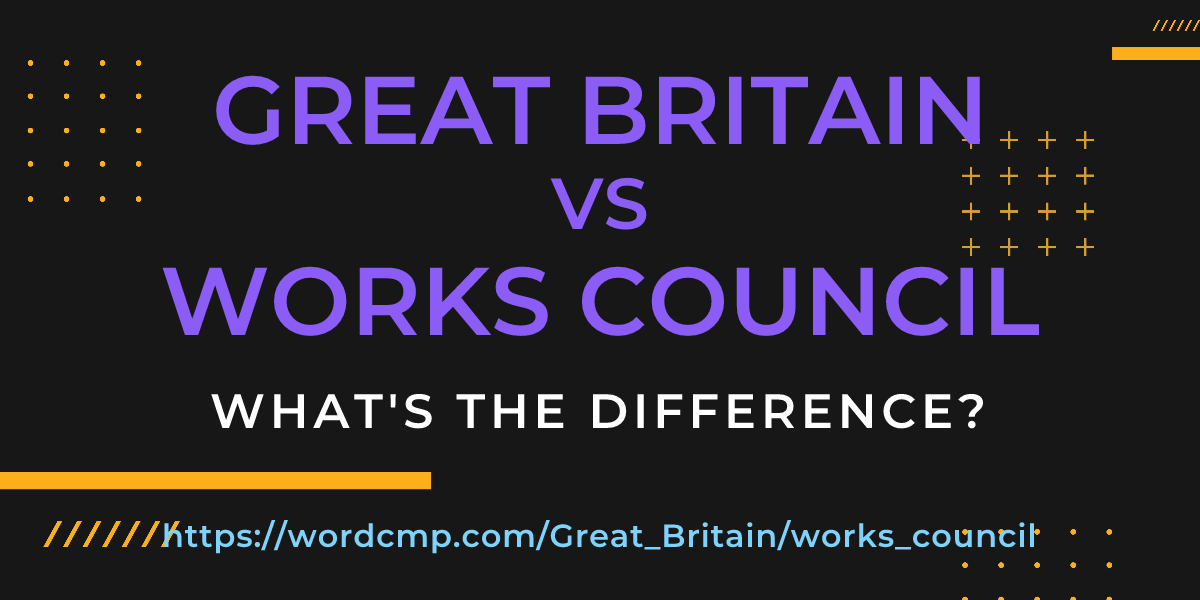 Difference between Great Britain and works council