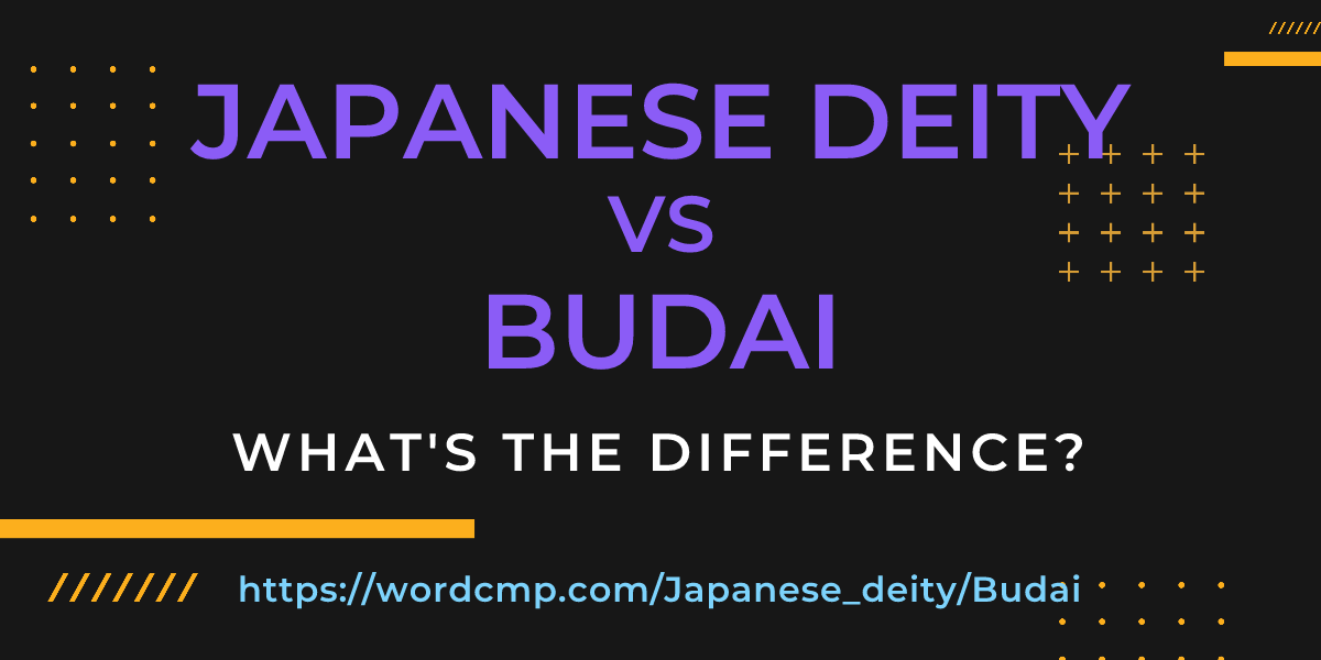 Difference between Japanese deity and Budai