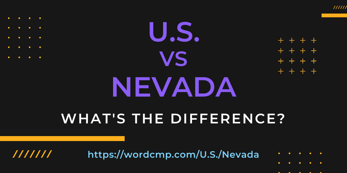 Difference between U.S. and Nevada
