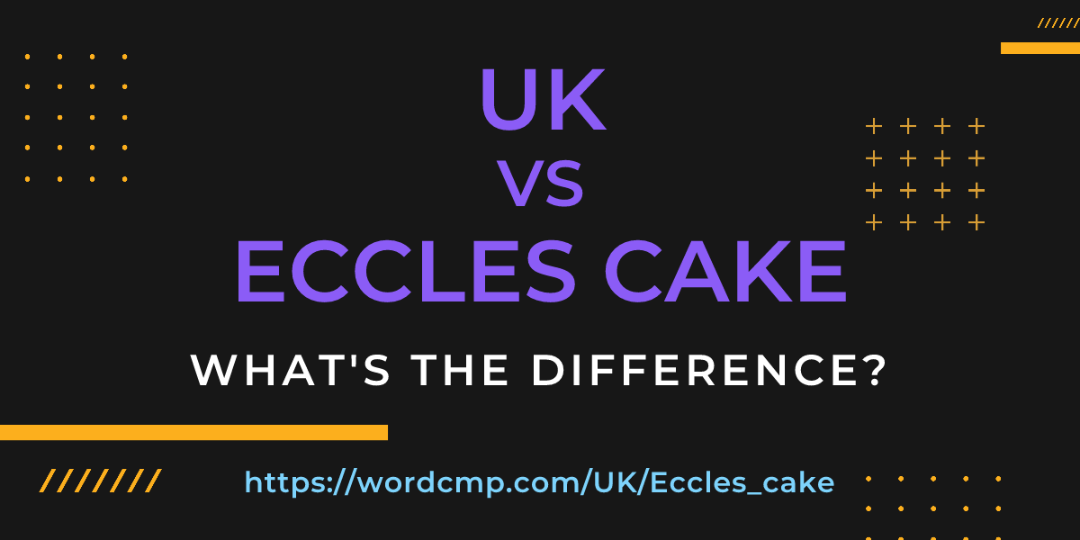 Difference between UK and Eccles cake