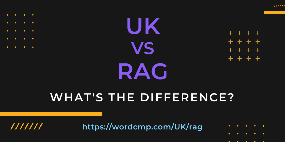 Difference between UK and rag
