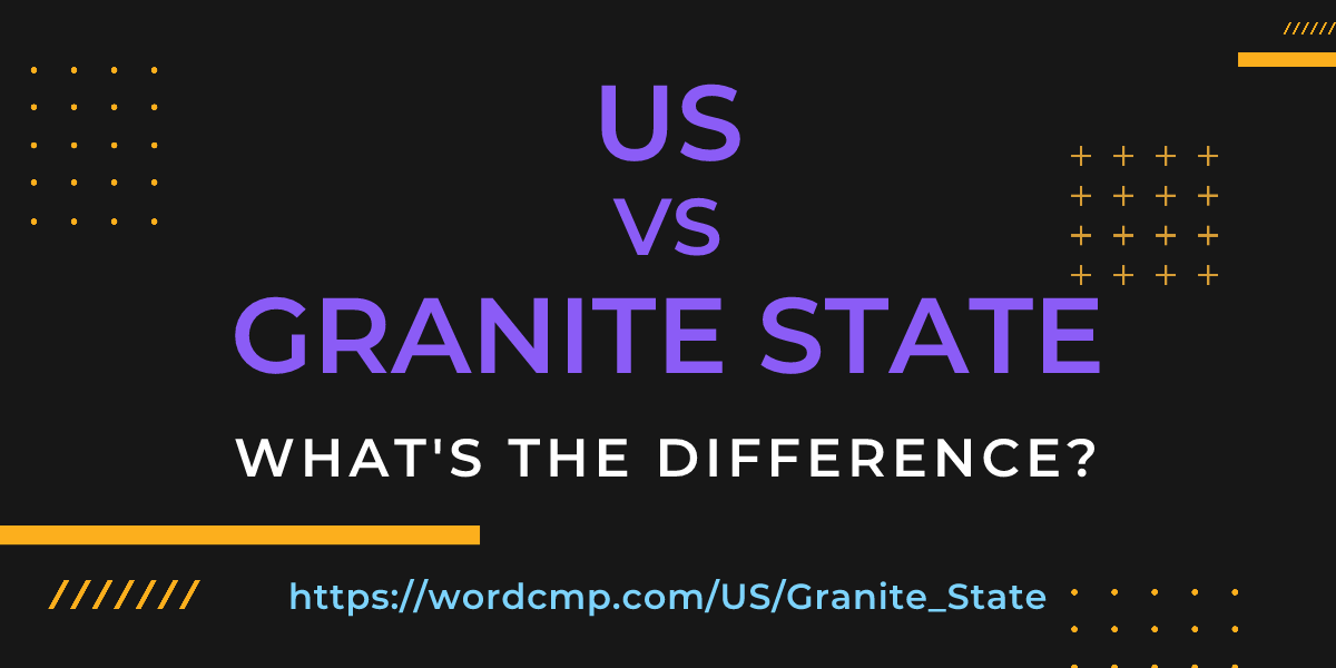 Difference between US and Granite State
