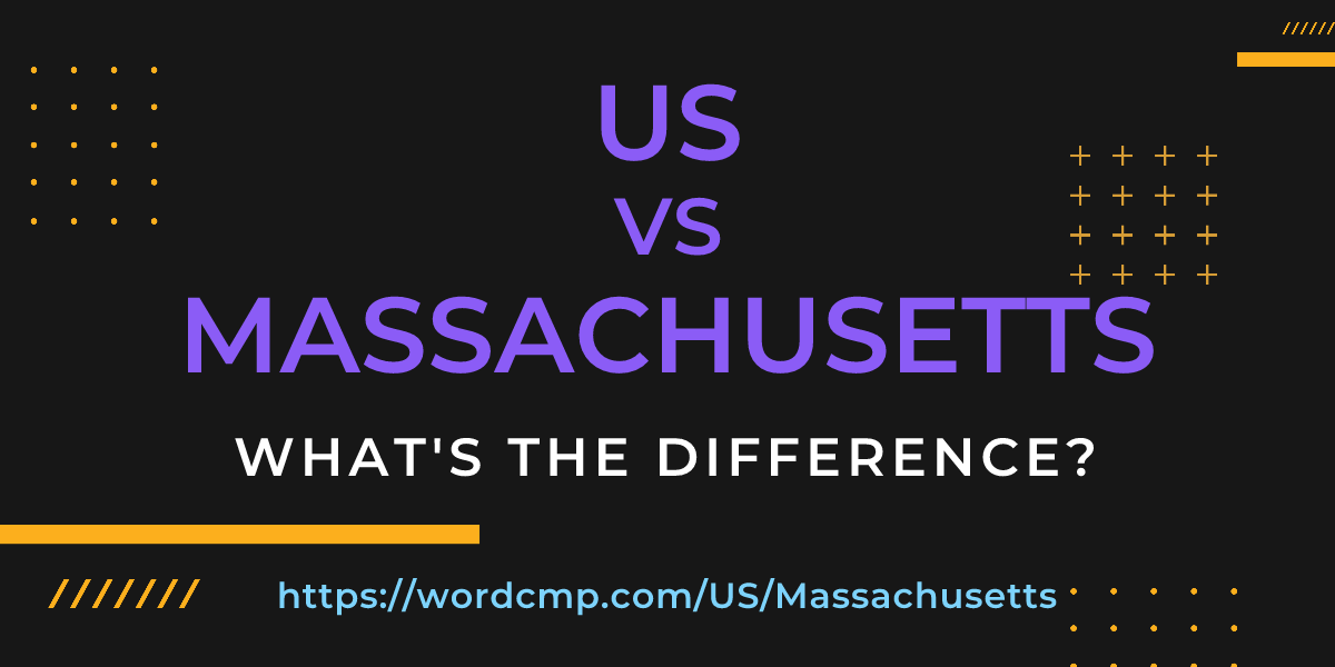 Difference between US and Massachusetts