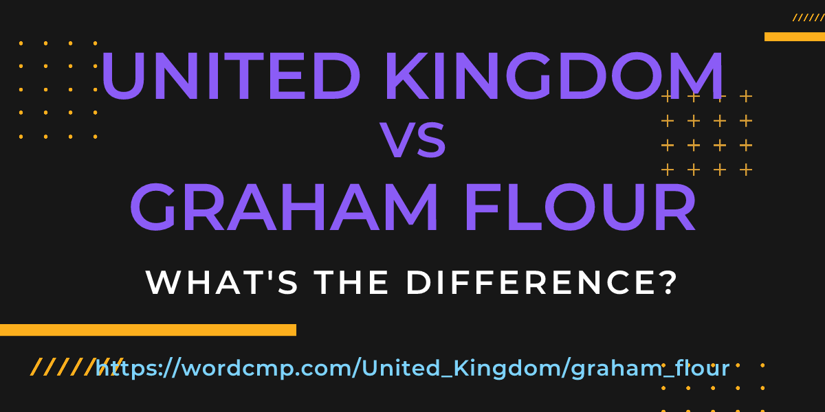 Difference between United Kingdom and graham flour