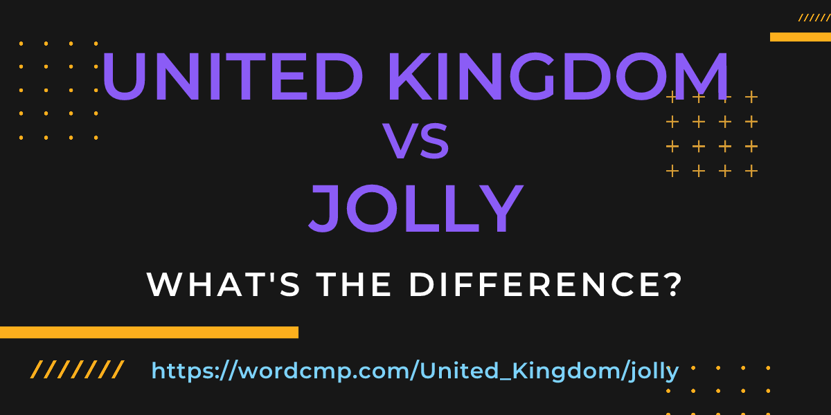 Difference between United Kingdom and jolly