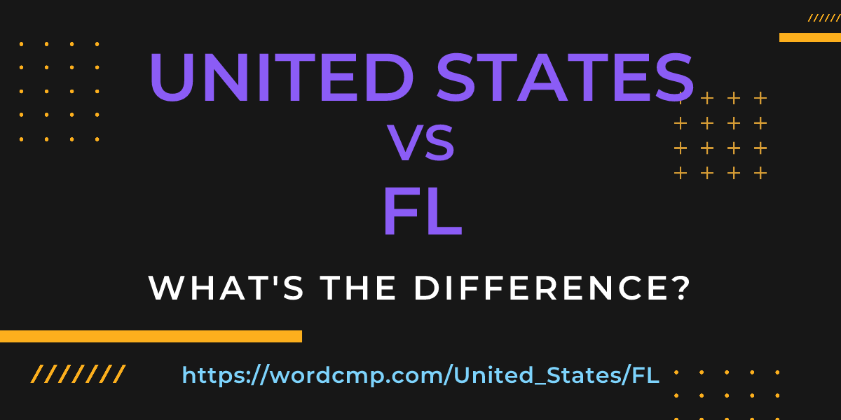 Difference between United States and FL