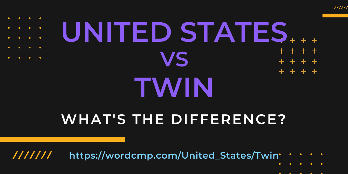 Difference between United States and Twin