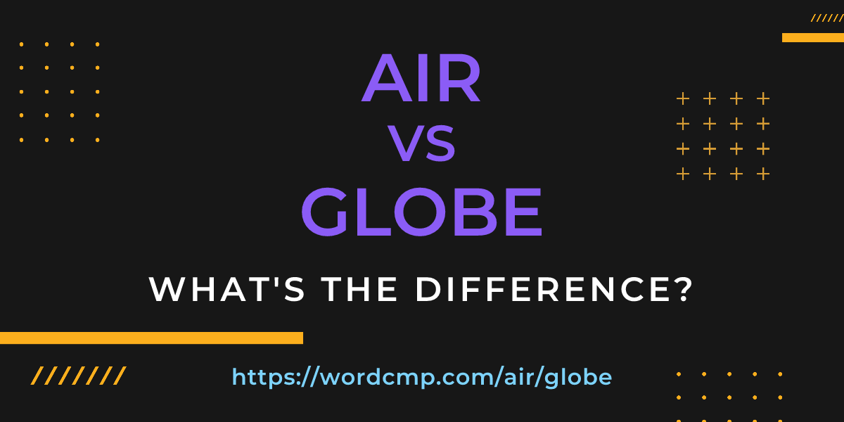 Difference between air and globe
