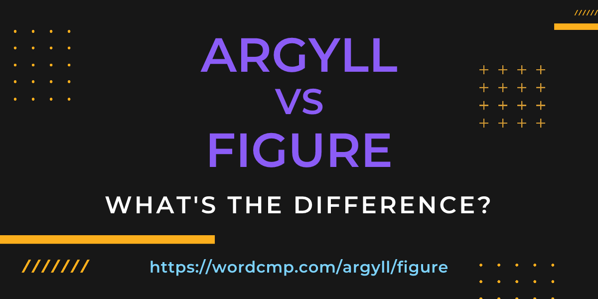 Difference between argyll and figure