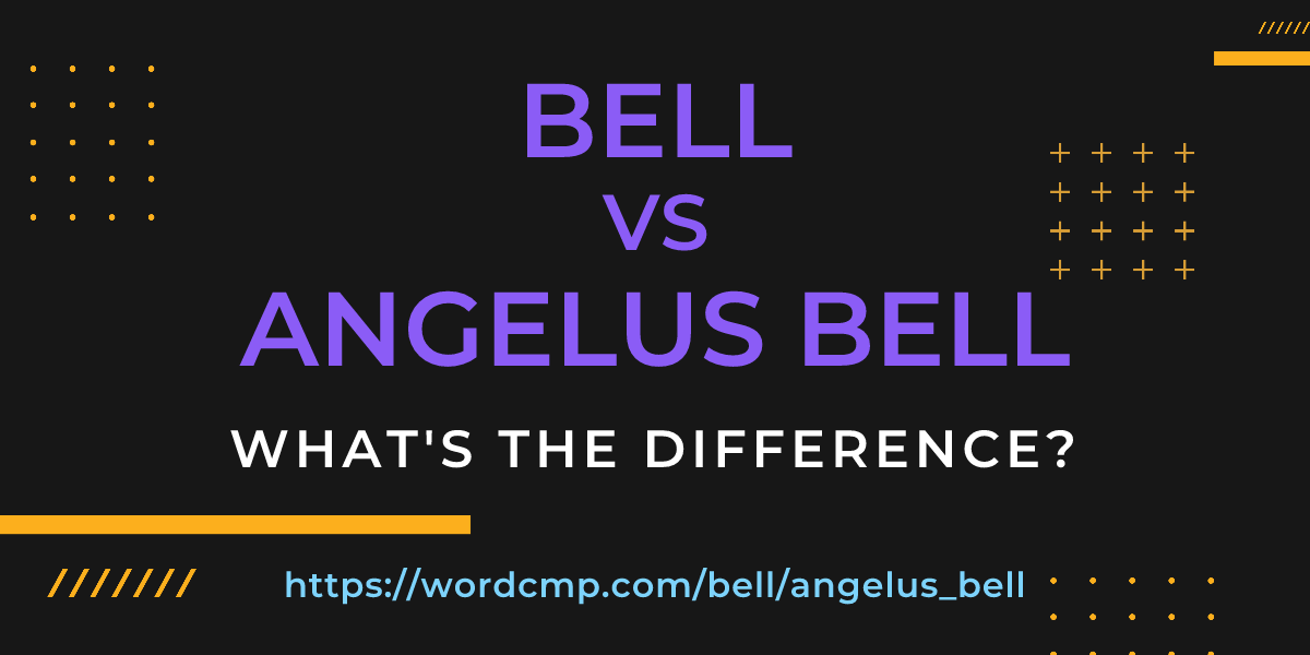 Difference between bell and angelus bell
