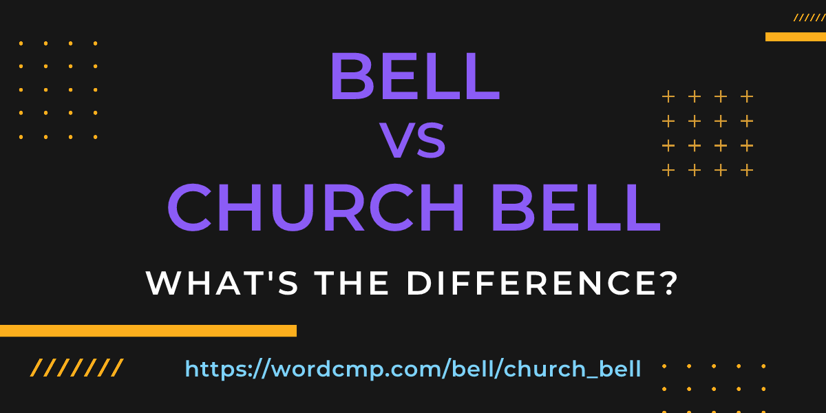 Difference between bell and church bell