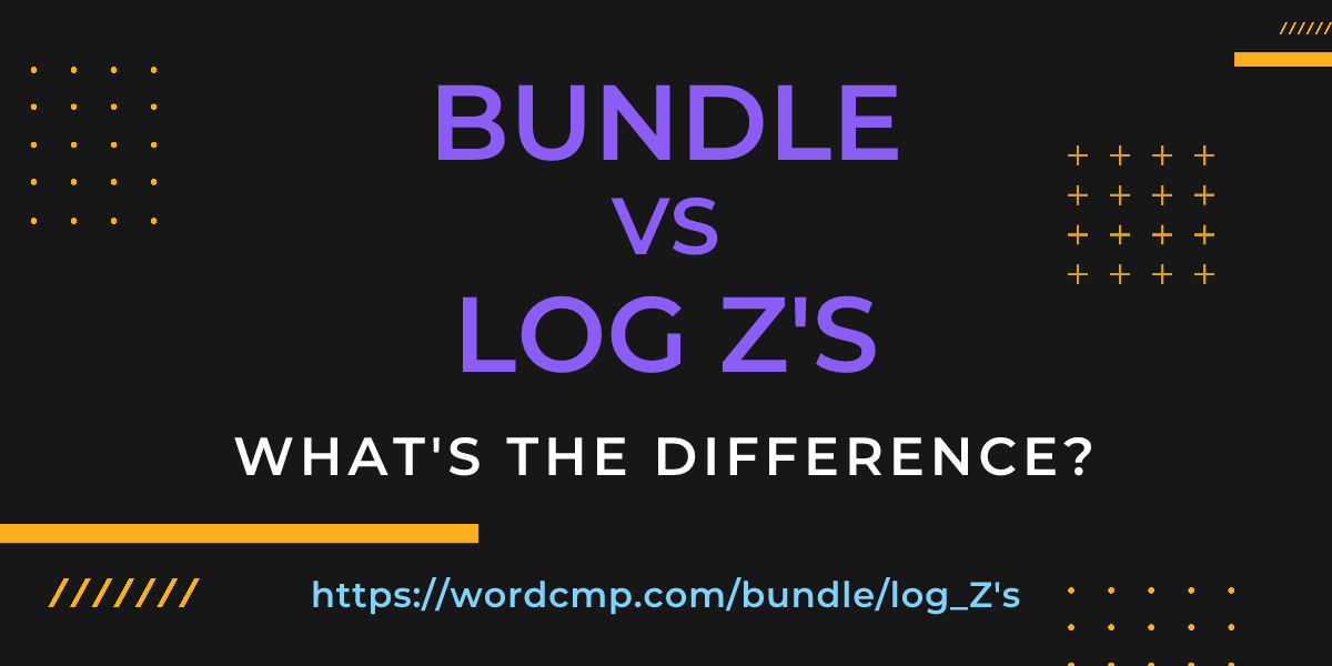 Difference between bundle and log Z's