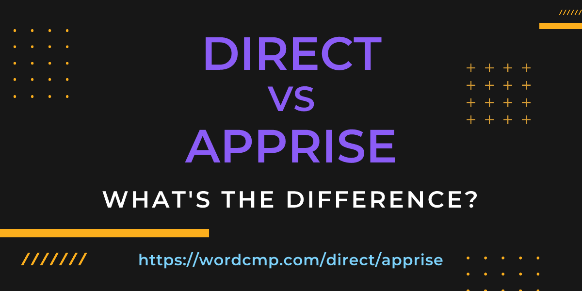 Difference between direct and apprise