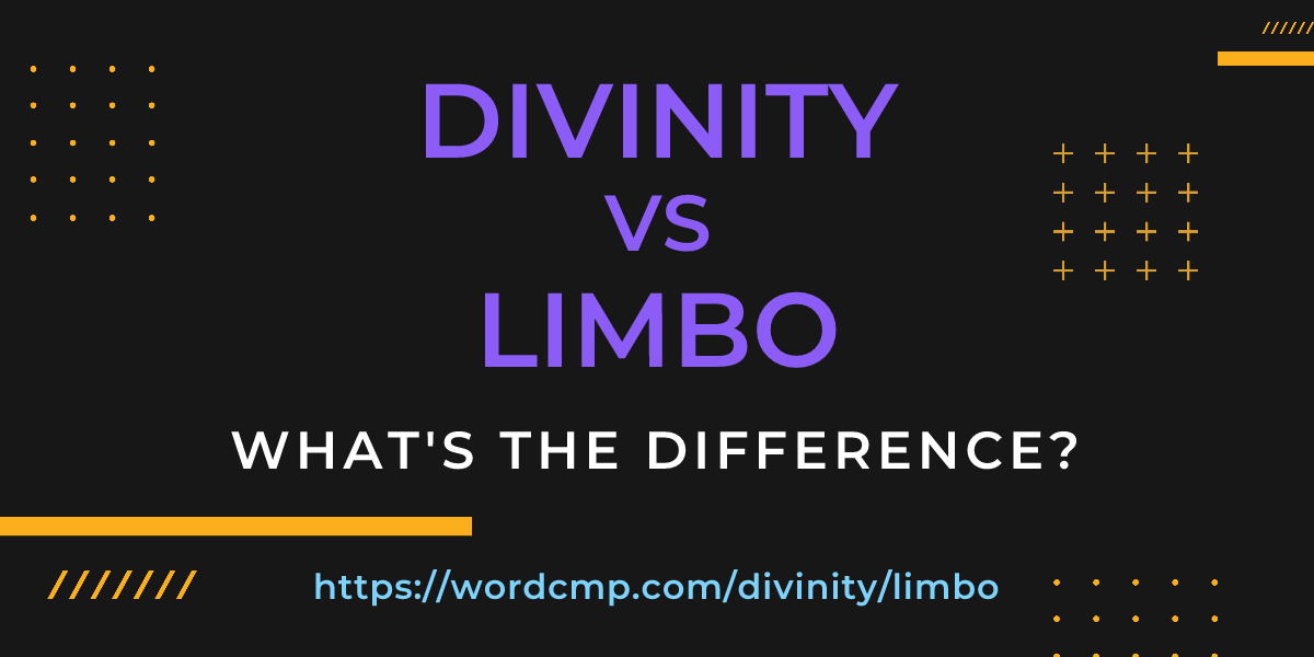 Difference between divinity and limbo