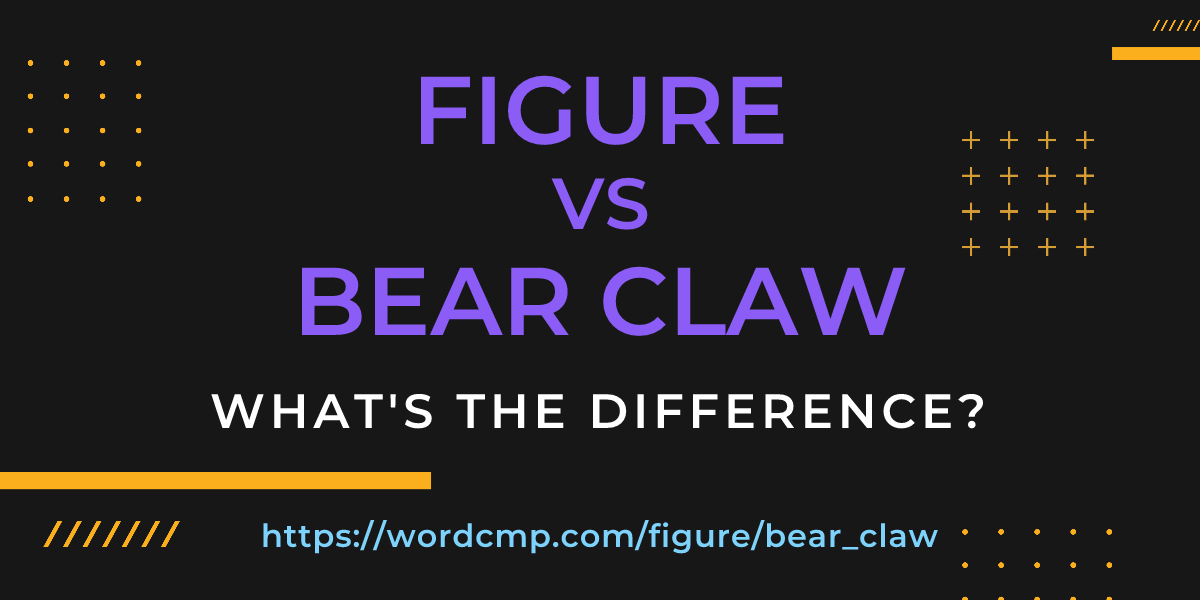 Difference between figure and bear claw