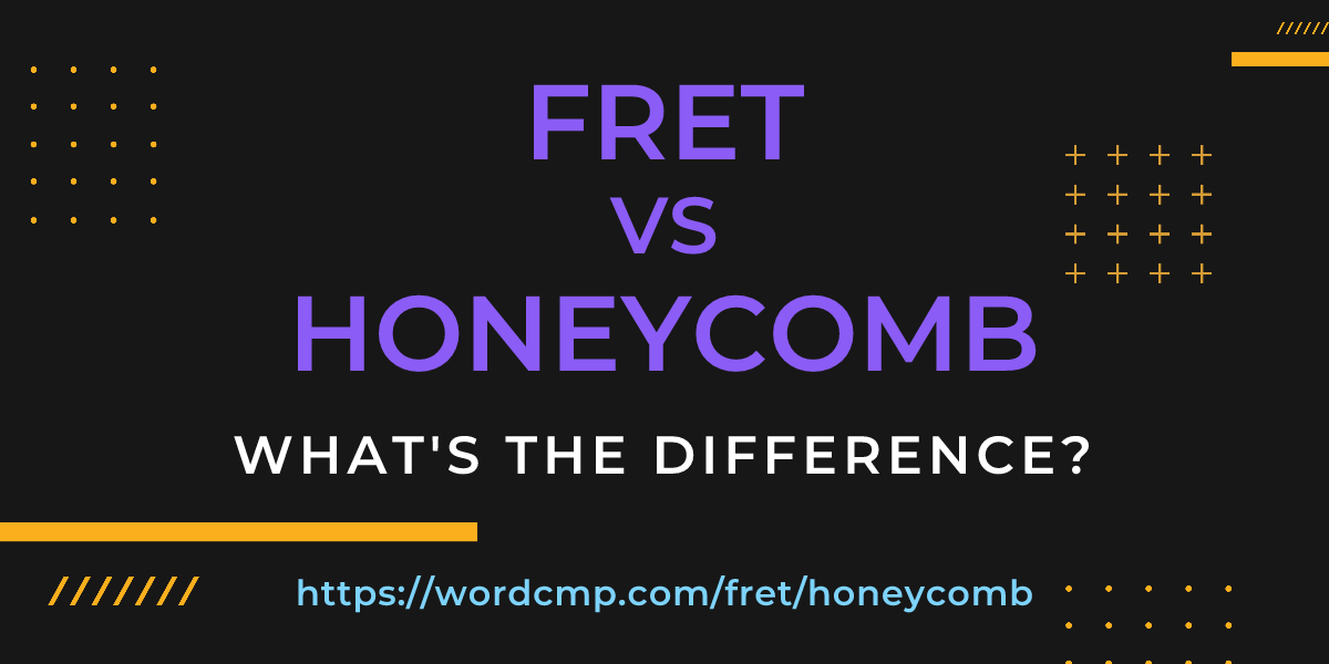 Difference between fret and honeycomb
