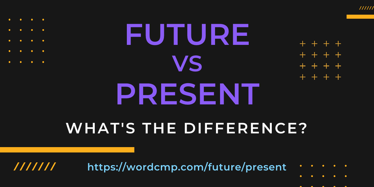 Difference between future and present
