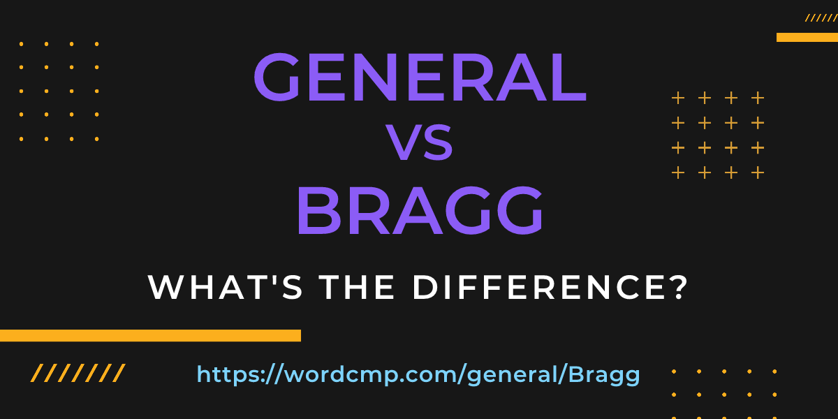 Difference between general and Bragg