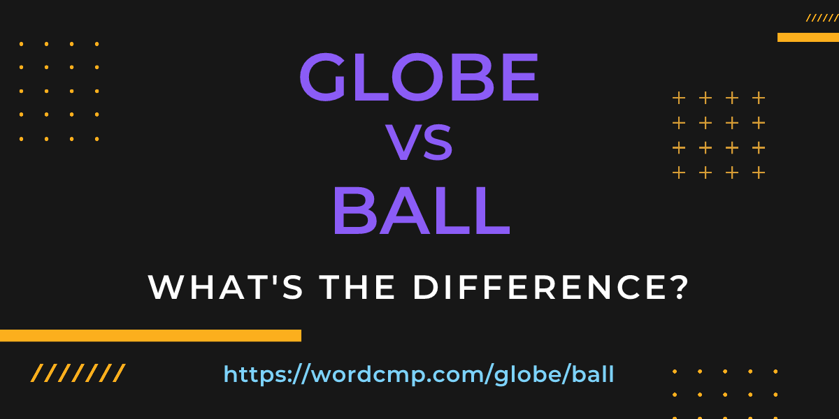 Difference between globe and ball