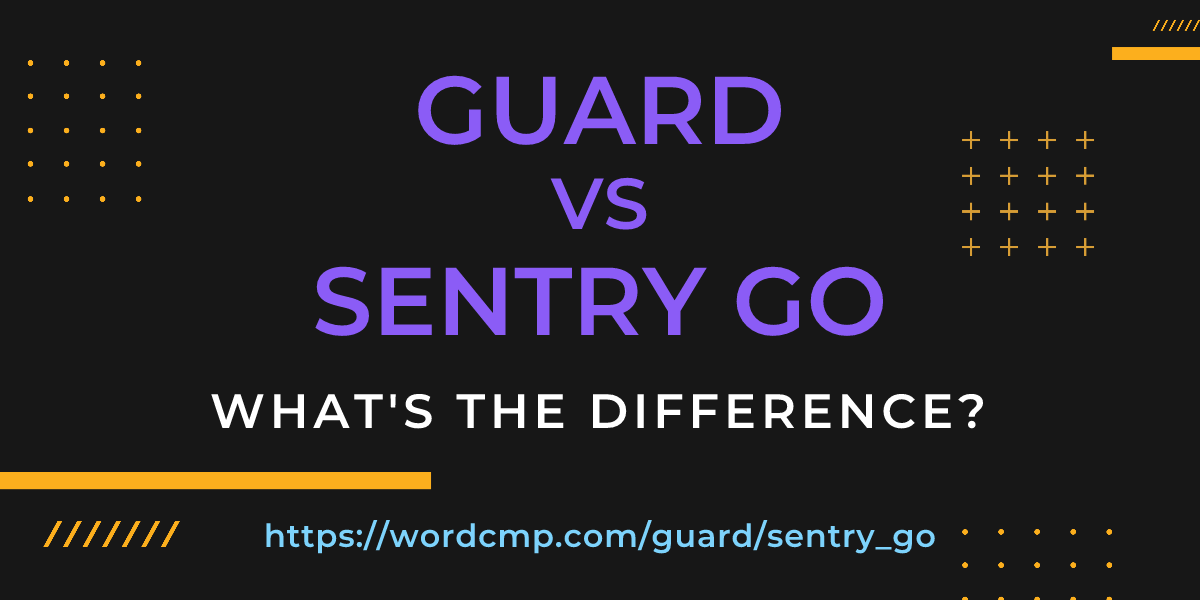 Difference between guard and sentry go