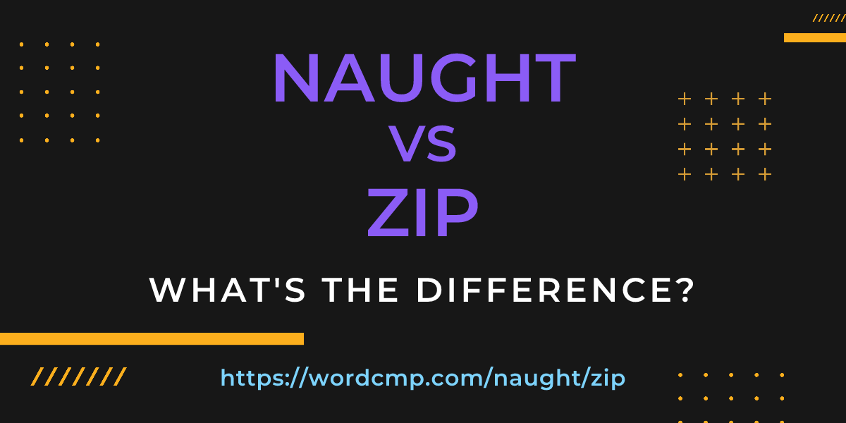 Difference between naught and zip