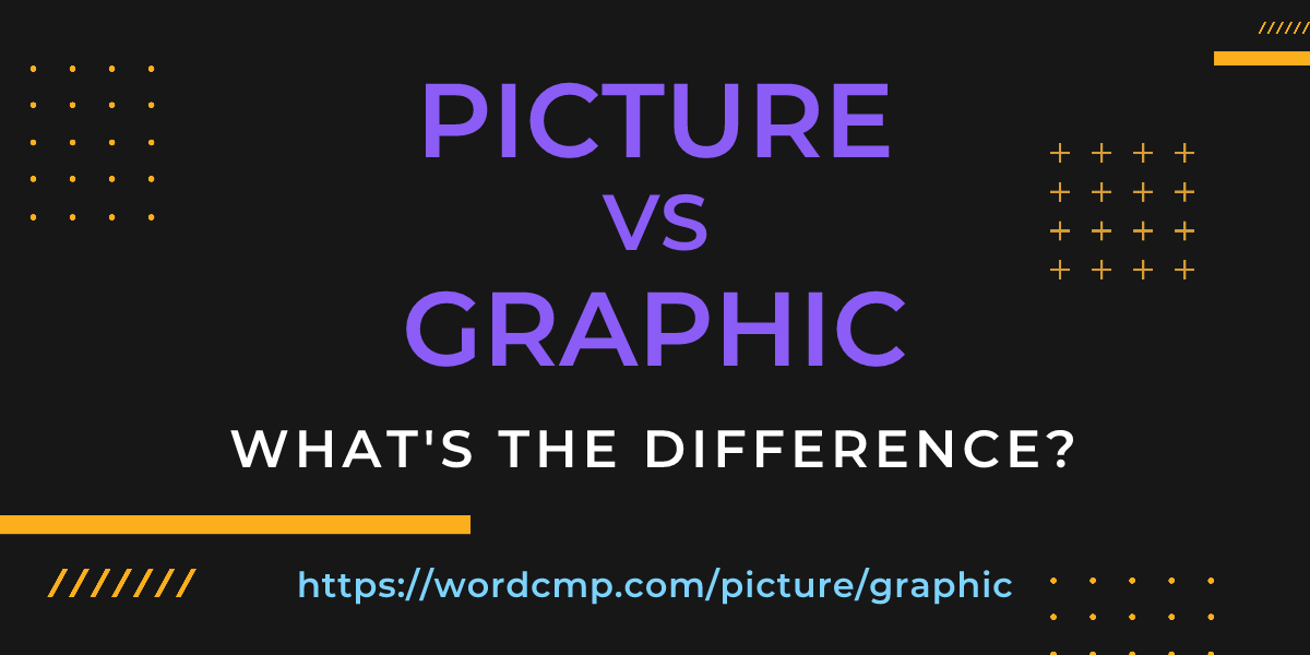 Difference between picture and graphic
