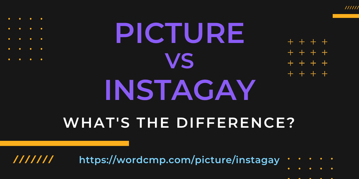 Difference between picture and instagay