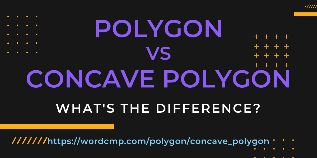 Difference between polygon and concave polygon