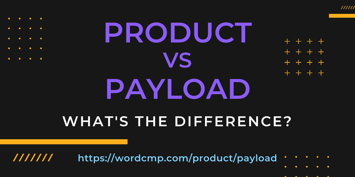 Difference between product and payload
