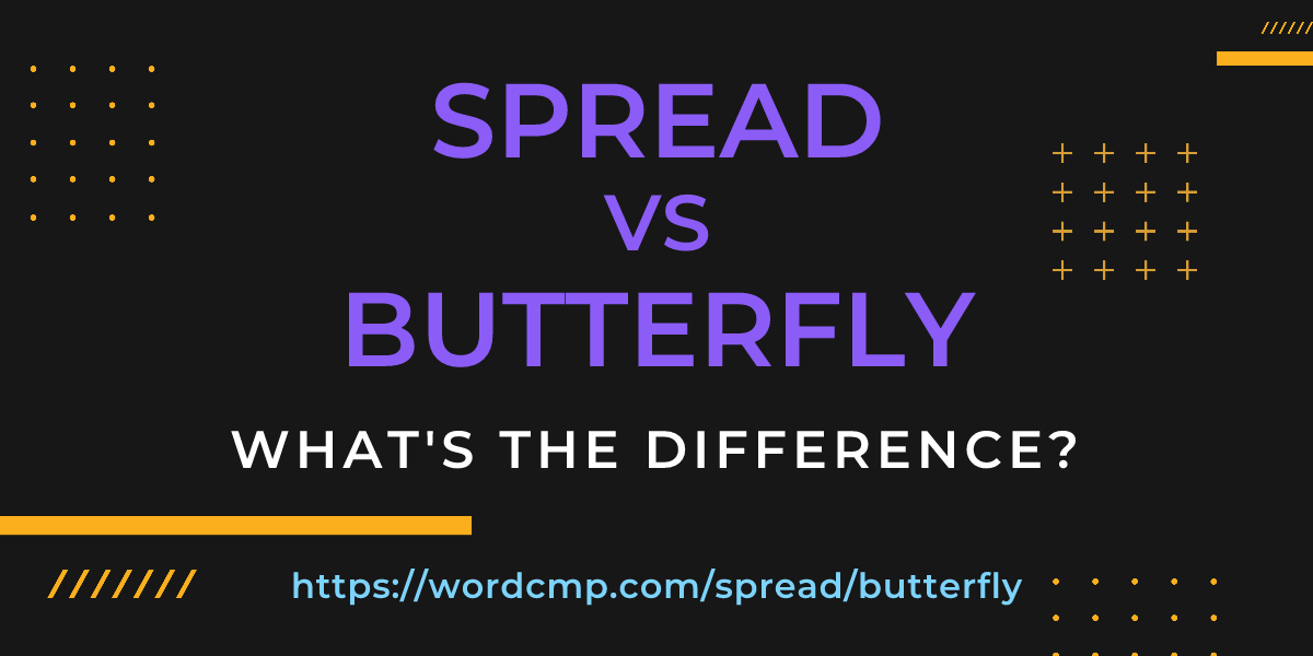 Difference between spread and butterfly