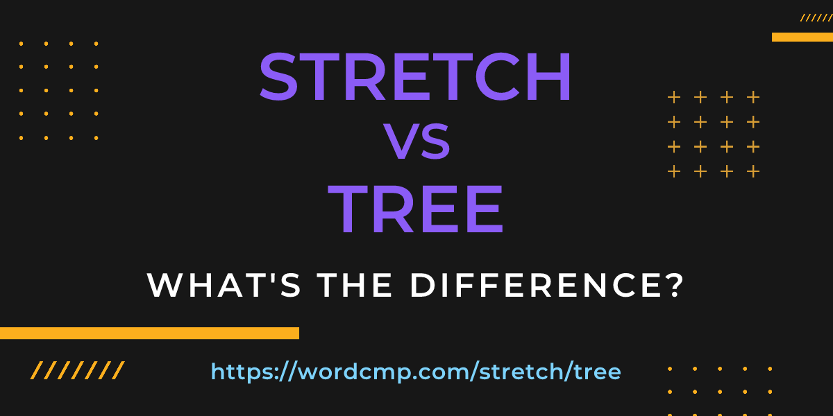 Difference between stretch and tree