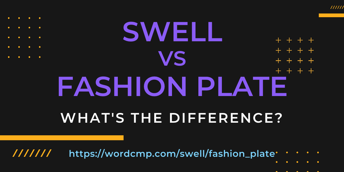 Difference between swell and fashion plate