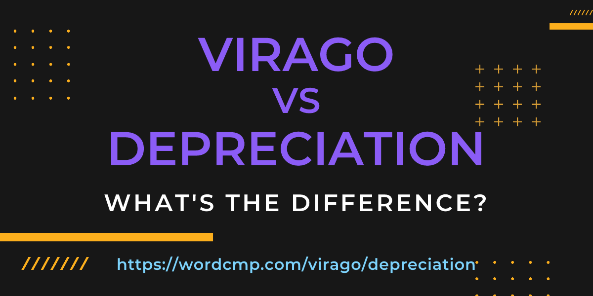 Difference between virago and depreciation