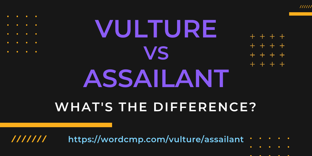 Difference between vulture and assailant
