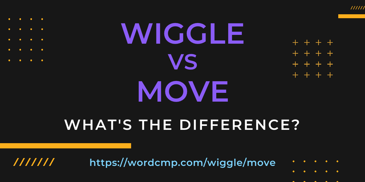 Difference between wiggle and move