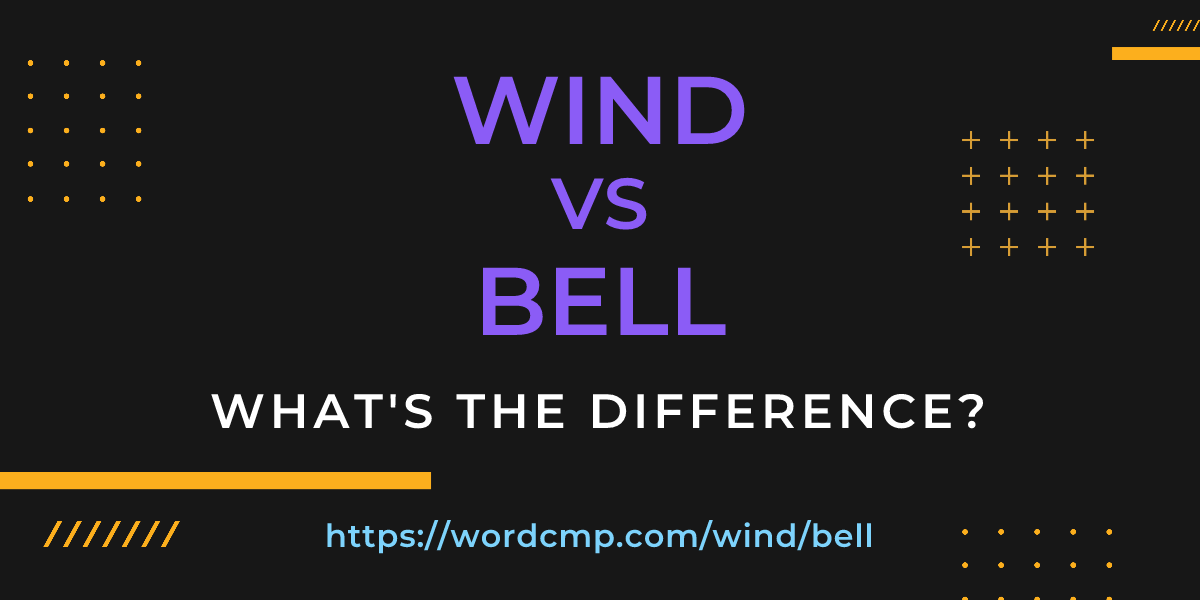Difference between wind and bell