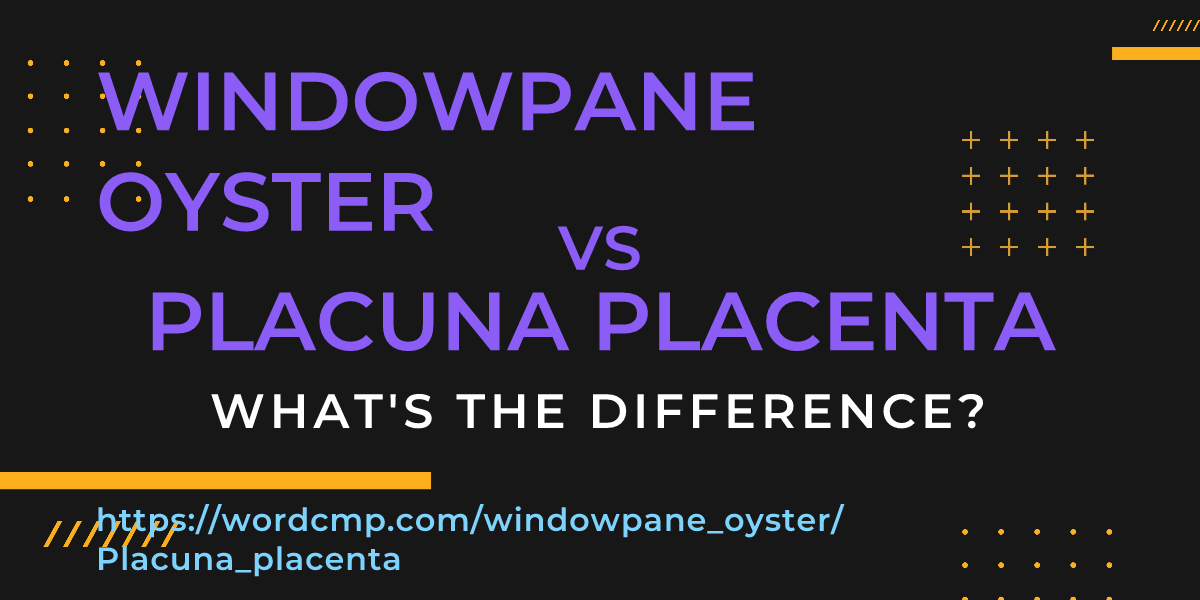 Difference between windowpane oyster and Placuna placenta