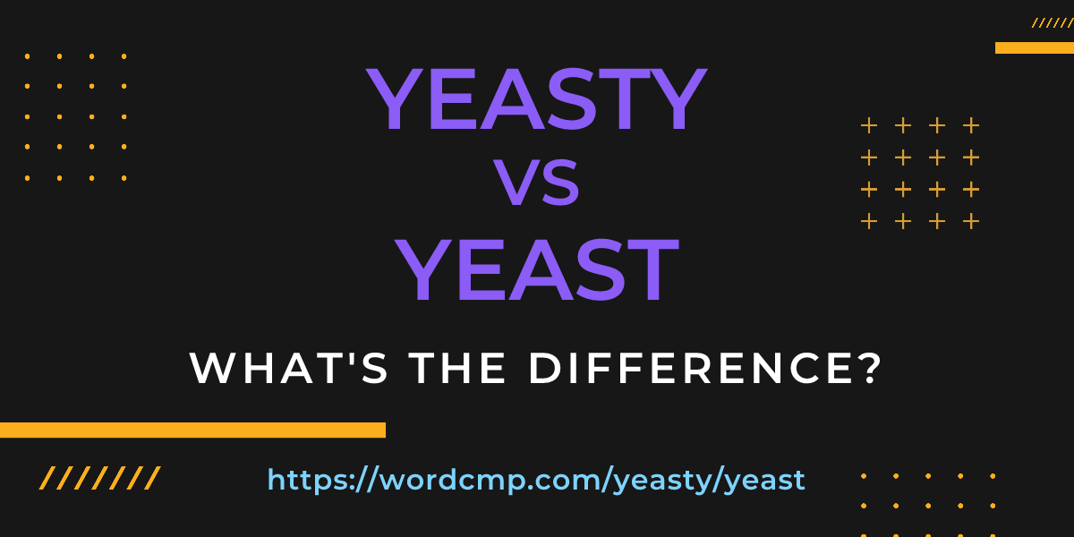 Difference between yeasty and yeast